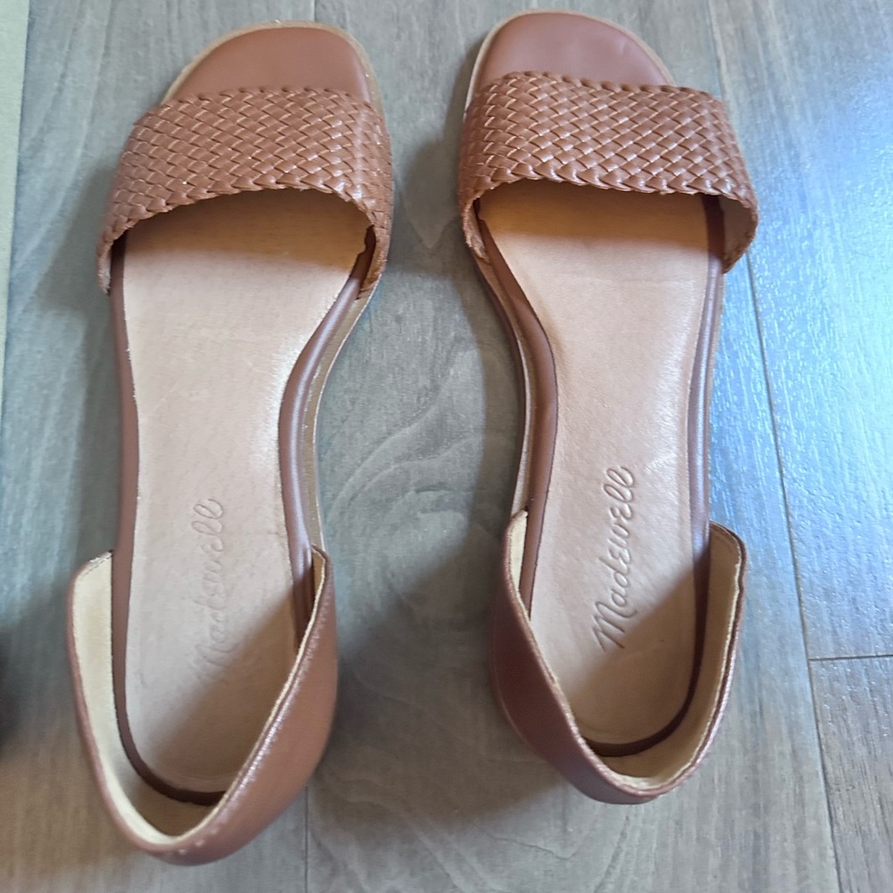 Madewell Brown Woven Flats